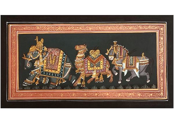 Rajasthani Royal Animals | Painting by Jagriti Bhardwaj