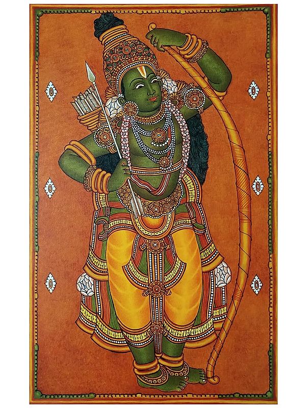 Lord Shri Ram | Acrylic on Canvas | By Anandu