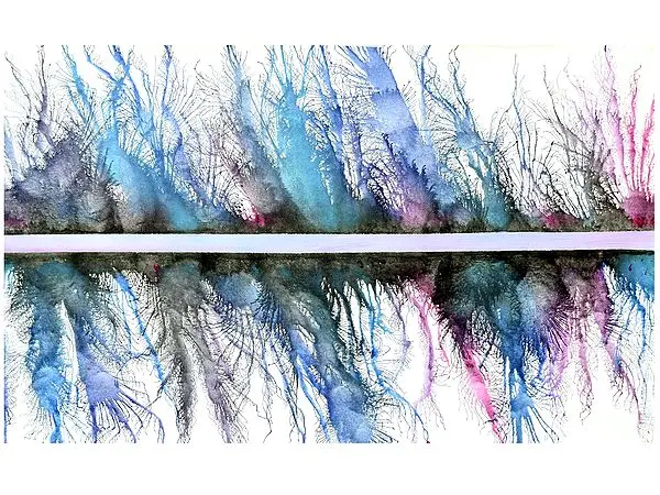Exploflora Abstract Painting By Sumit Mehndiratta