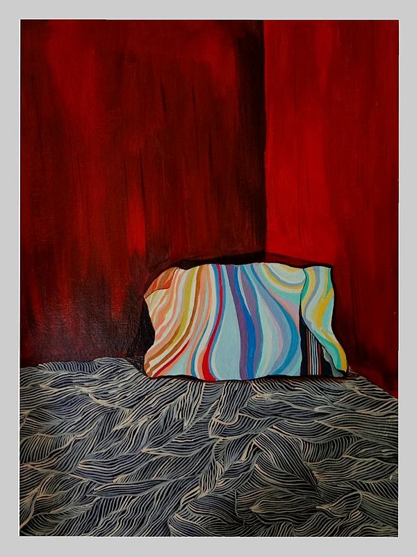 Self Isolation | Acrylic on Canvas | By Mahima