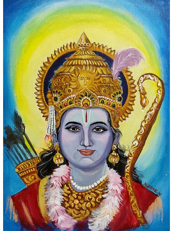 Lord Rama | Acrylic on Canvas | Kanak Wagh
