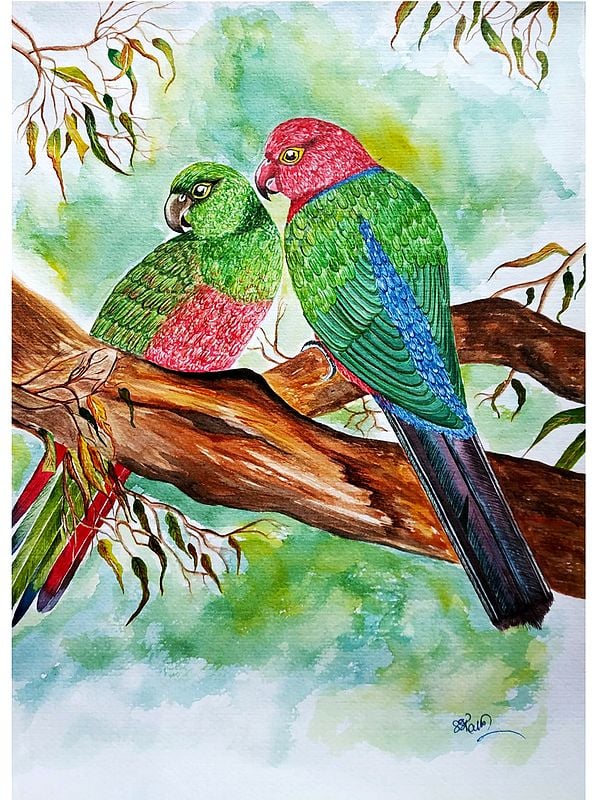 Shade Of Love | Watercolor On Paper | By Salisalima Ratha