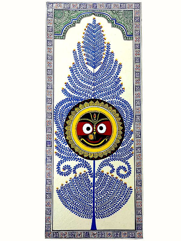 Lord Jagannath | Mixed Media On Paper | By Jyoti Singh