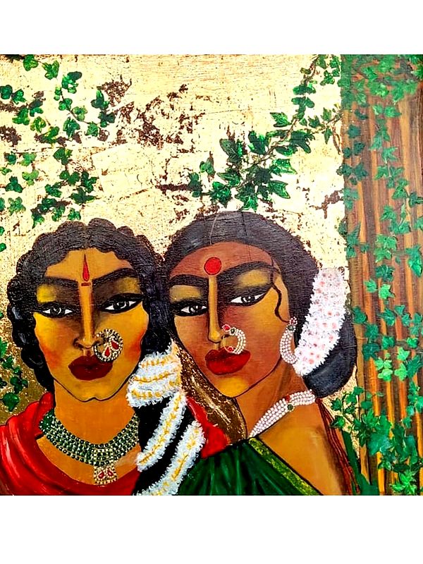 Womanhood | Acrylic on Canvas | By Purnima Dabholkar