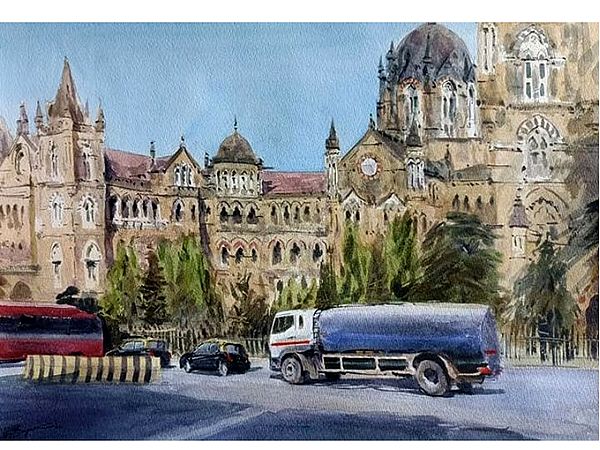 Chhatrapati Shivaji Maharaj Turminus | Watercolor On Paper | By Sagnik Sen