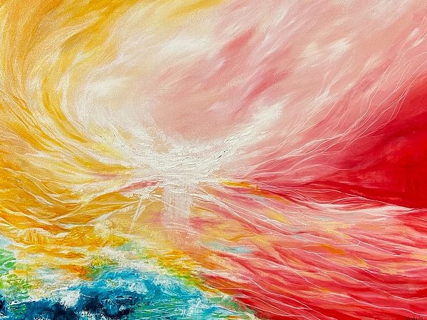 Spark Of Life | Acrylic On Canvas | By Tvesha Singh