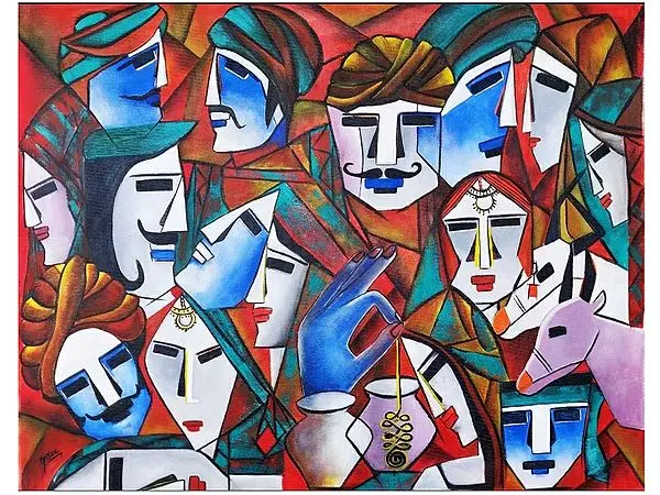 Duality | Acrylic on Canvas | By Jessica Sherwal