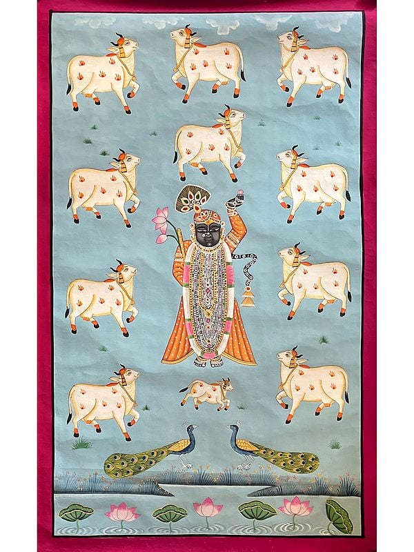Pichhwai Painting of Gopashtami - Festival of Cows