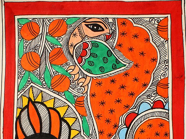 Radha Krishna Madhubani Painting Exotic India Art