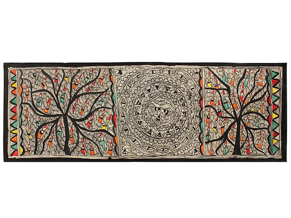 Tree of Life with Mandala | Madhubani Painting