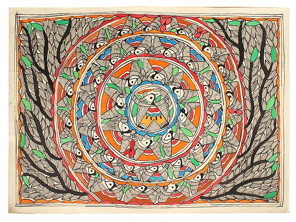 Mandala Painting | Madhubani Art