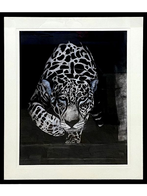 Hunting Leopard Painting By Yogyata Gadia