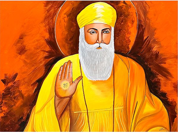Ek Onkar Shri Guru Nanak Ji | Acrylic On Canvas