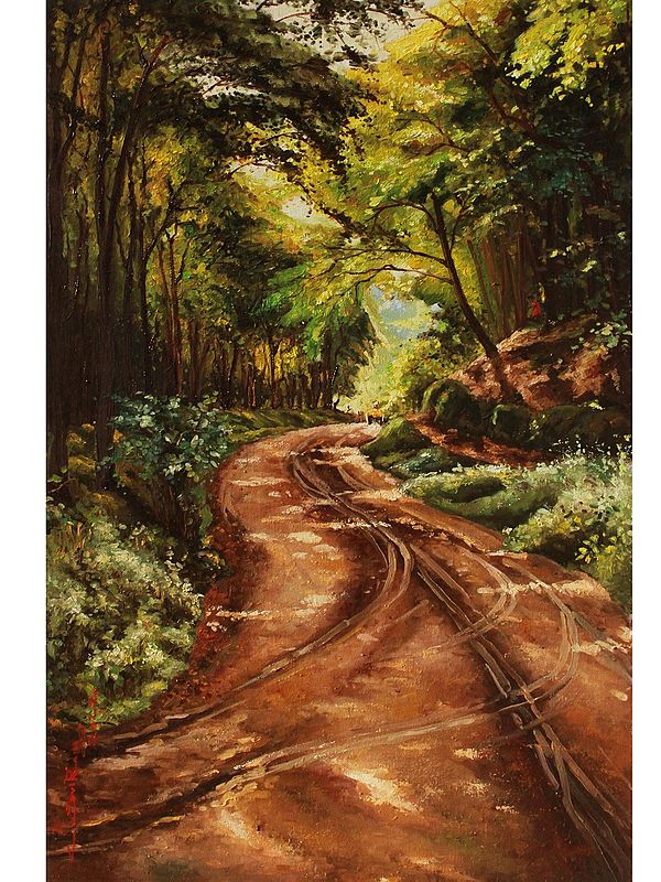 Forest Pathway | Oil On Canvas