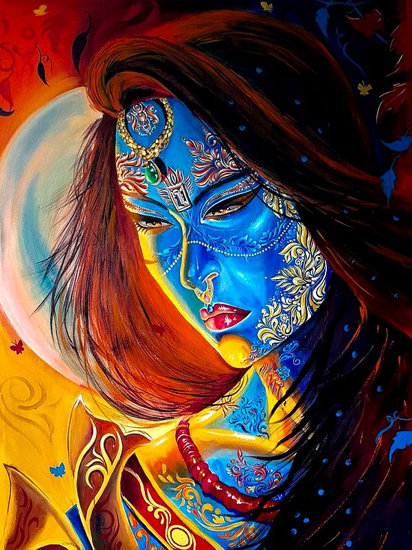Inspired by Avatar - Celestial Nymph | Painting by Pragga Majumder