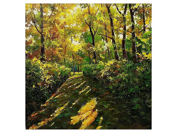 Forest Pathway | Oil on Canvas