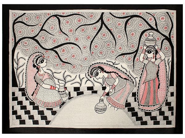 Village Women | Madhubani Painting