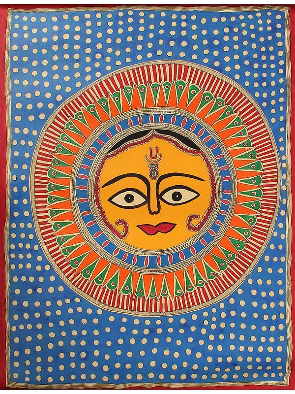 The Sun | Madhubani Painting