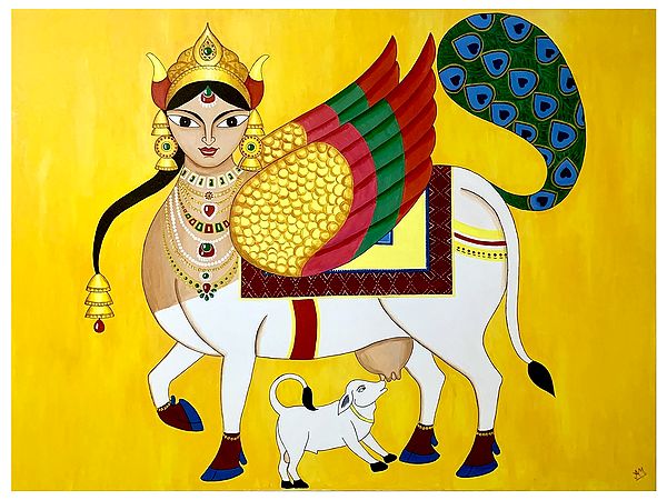 Goddess Kamadhenu | By Arpa Mukhopadhyay