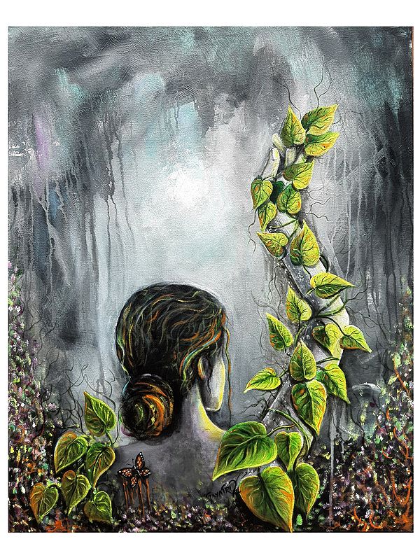 Lost and Found | Acrylic on Canvas | Painting by Gayatri Mavuru