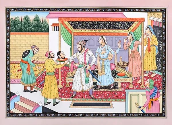 Aurangzeb Inspecting The Chopped Off Head of His Brother Dara Shikoh