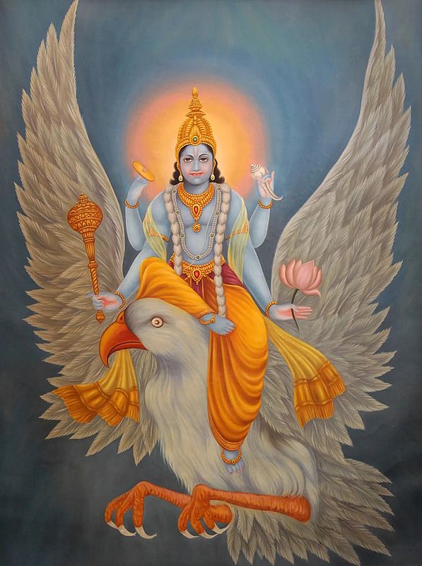 Lord Vishnu’s Descent from Vaikuntha