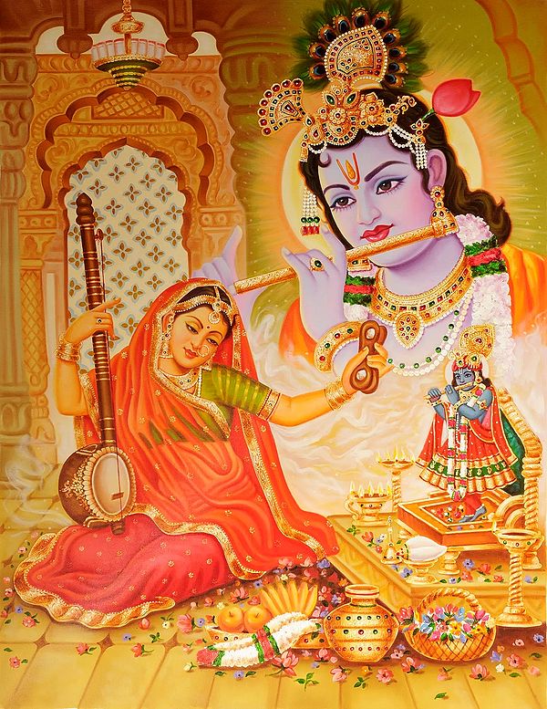Mirabai and Krishna