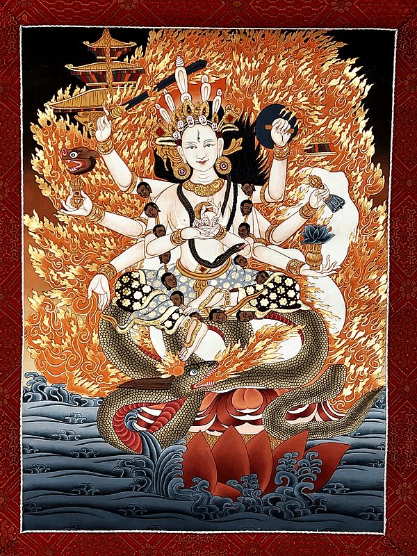 43" x 29" Devi Annapurna | Handmade