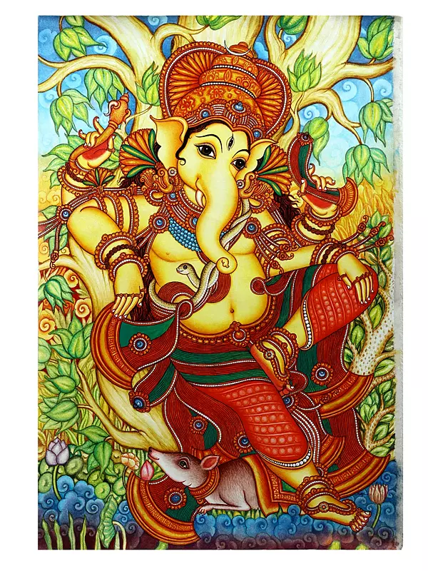 Seated Bhagwan Ganesha | Handmade