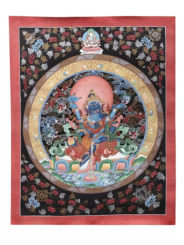 Tibetan Thangka Vaisravana