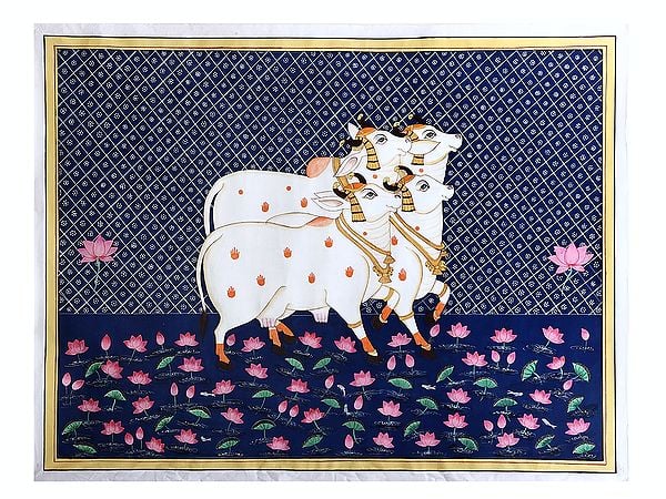 Cows Pichwai Painting
