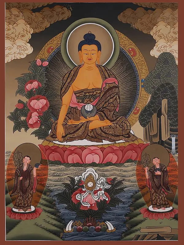 Shakyamuni Buddha (Brocadeless Thangka)