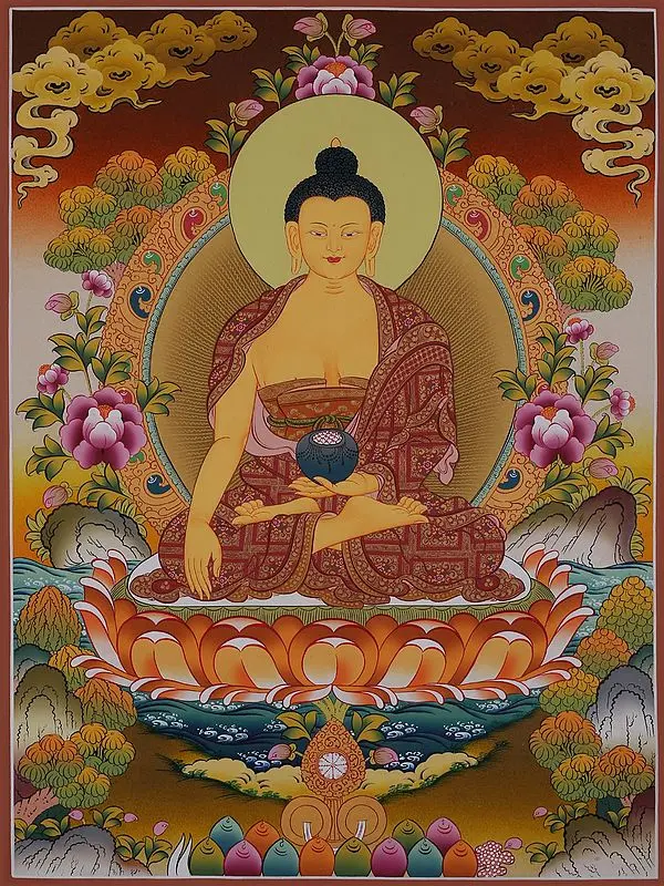 Shakyamuni Buddha (Brocadeless Thangka)