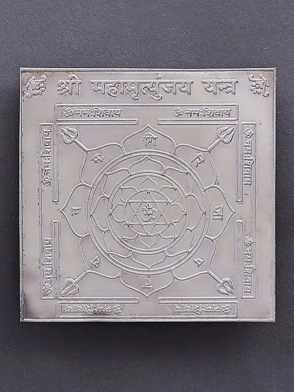 Silver Shri Mahamrityunjay Yantra