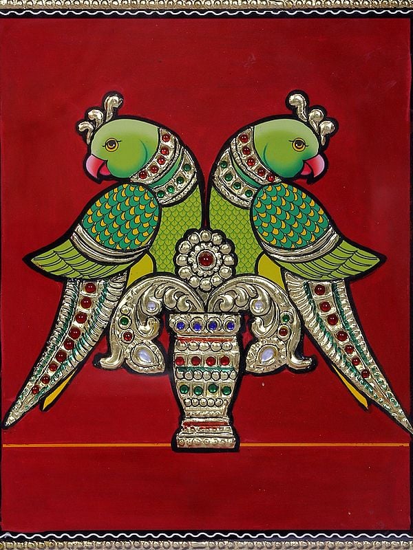 Kalamkari Painting on Canvas | Art Canvas Design St