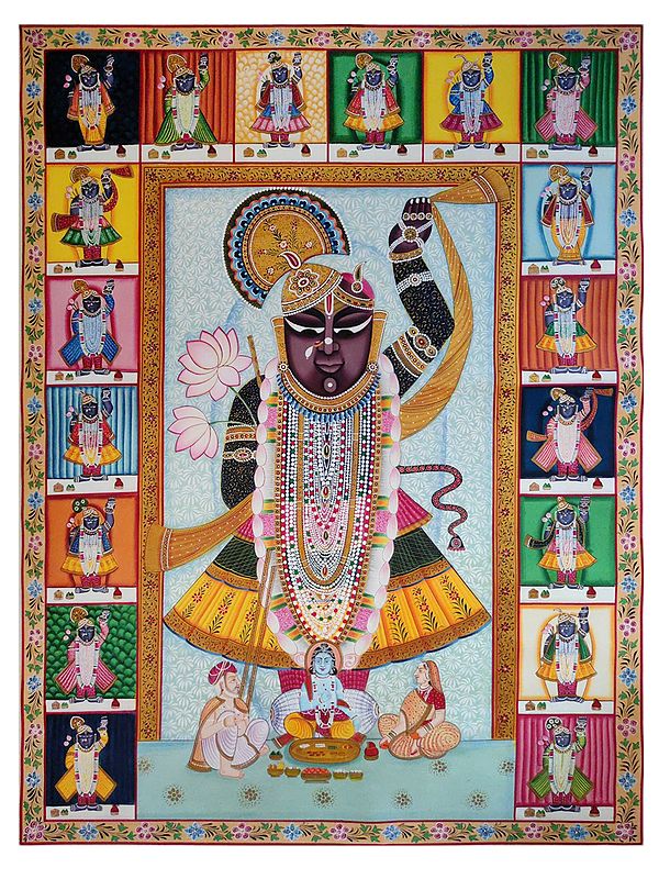 Hindu God Shrinathji In Various Shringar | Pichwai Art