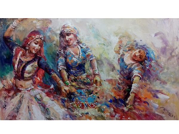 The Ghumardancers Painting