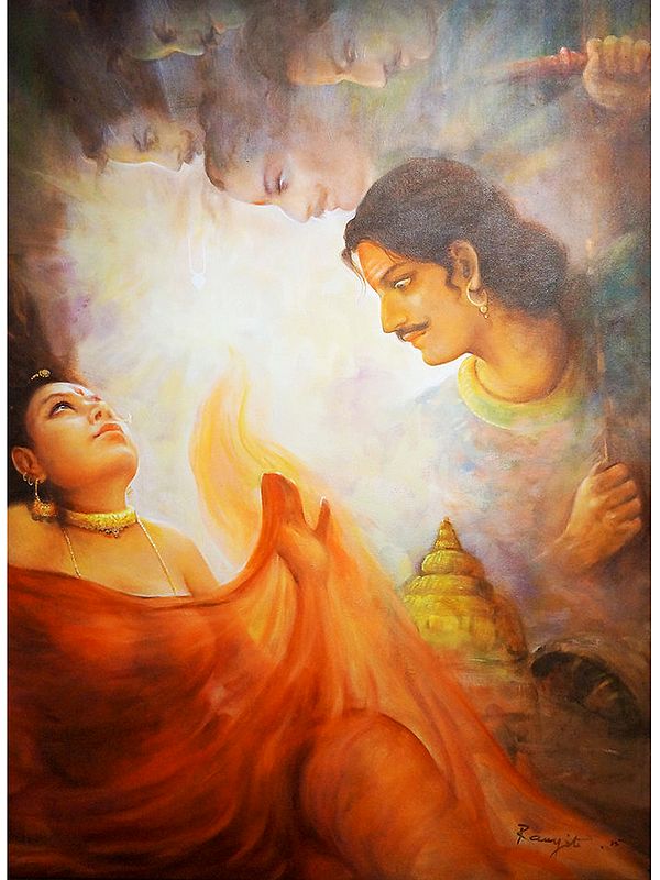 The Panchali Painting | Acrylic Art on Canvas