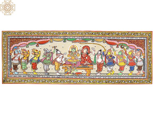 Lord Ram Darbar | Odisha Painting