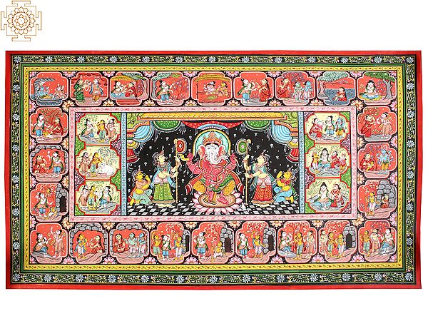 Shri Ganesha Story | Odisha Painting
