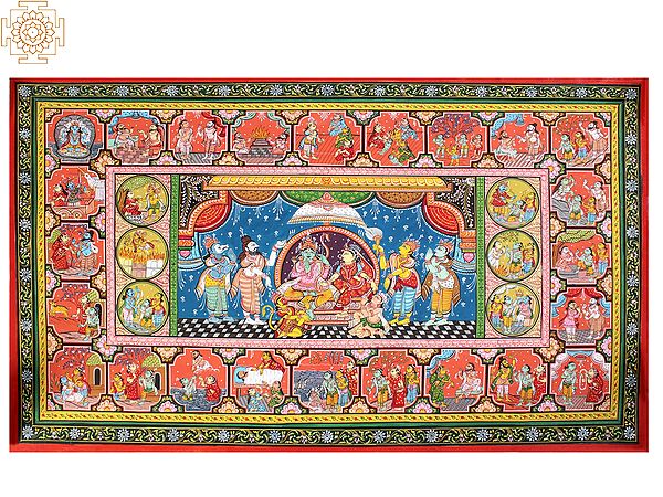 Lord Ram With Goddess Sita Story | Odisha Painting