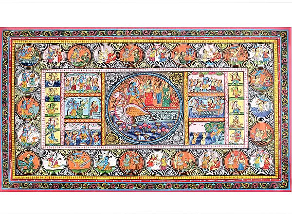 Lord Krishna Story Painting
