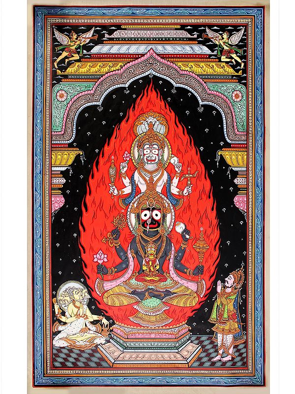 God Jagannath ji with Narasiṃha Painting