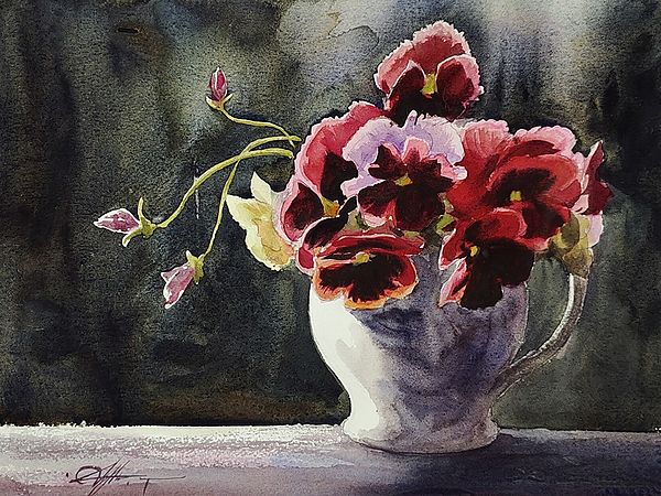 Legacy of Vases | Watercolor On Paper