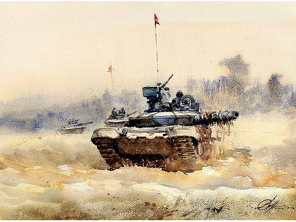 Tank Painting - a symbol of strength