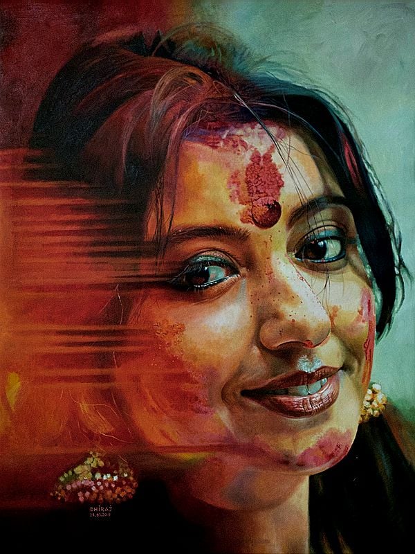 Colors of Love | Painting By Dhiraj Khandelwal