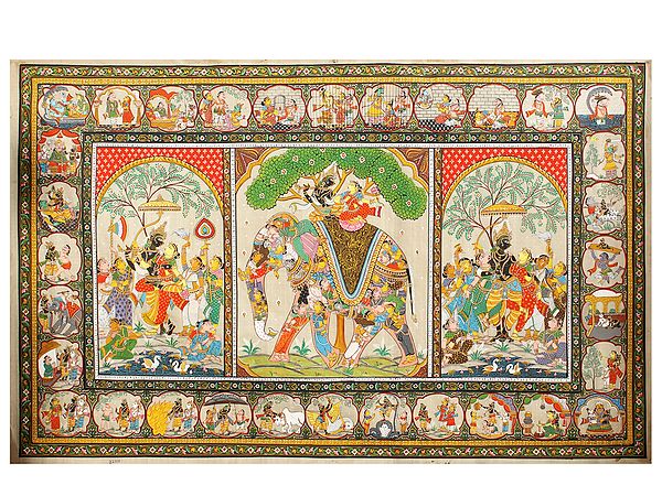 Krishna On Elephant (The Story of Lord Krishna)