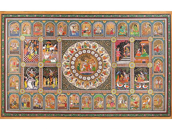 Pattachitra Painting of Radha Krishna Story | Odisha Art
