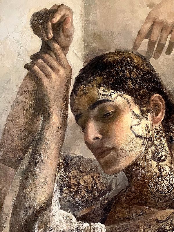 EvanescentI and II Painting by Nilisha Phad Exotic India Art