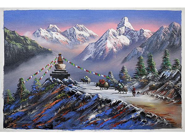 The Everest | Oil Painting